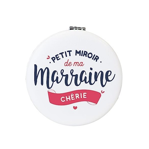 Manahia Miroir Cadeau Marraine  Petit Miroir de ma Marraine Chérie
