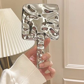 ISILA Miroir Portable Miroir à Main Miroir Maquillage Miroir Voyage Miroir Multi-Usages pour Maquillage, Coupe de Cheveux, So