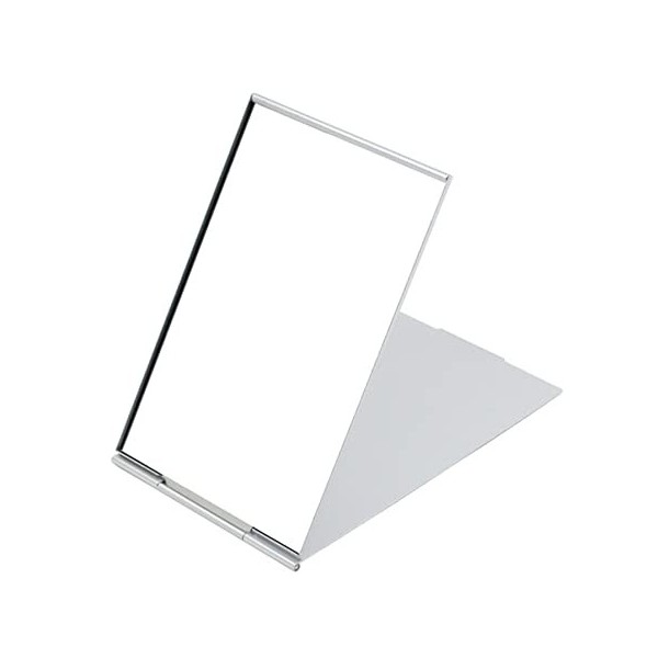 Anawakia Petit miroir de voyage pliable ultra fin - Miroir de poche portable pliable