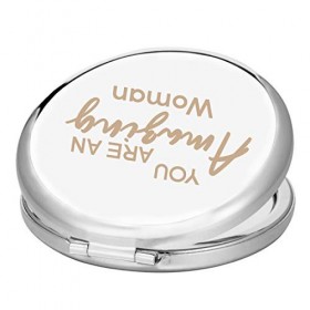 Cadeau pour vos amies, femmes, amies, amitié, cadeau de Noël, cadeau inspirant pour elle - Miroir compact gravé vous êtes un