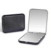 Miroir de poche, grossissement 1X/3X LED compact de voyage miroir de maquillage, miroir compact avec lumière, miroir porte-mo