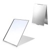 LELE Life Lot de 2 miroirs pliants Portables Ultra-Minces, Coque en Aluminium, Facile à Transporter, Miroir de Maquillage de 