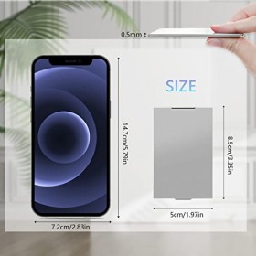 FlyWave Petit Miroir Pliable, Miroir Portable, Ultra-Mince et Durable Cadre en Aluminium Miroir Carré, Petit Miroir de Poche 