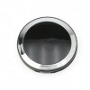 FANTASY Miroir compact miroir miroir de poche - plastique, noir/argent, gamme,