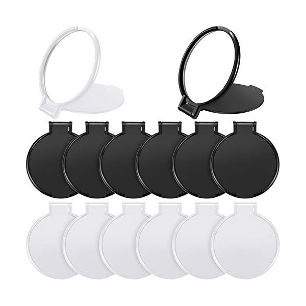 24 Pièces Mini Miroir Compact Pliant Miroir de Poche Rond Portable Miroir de Maquillage en Vrac pour Femmes Filles Voyage Uti