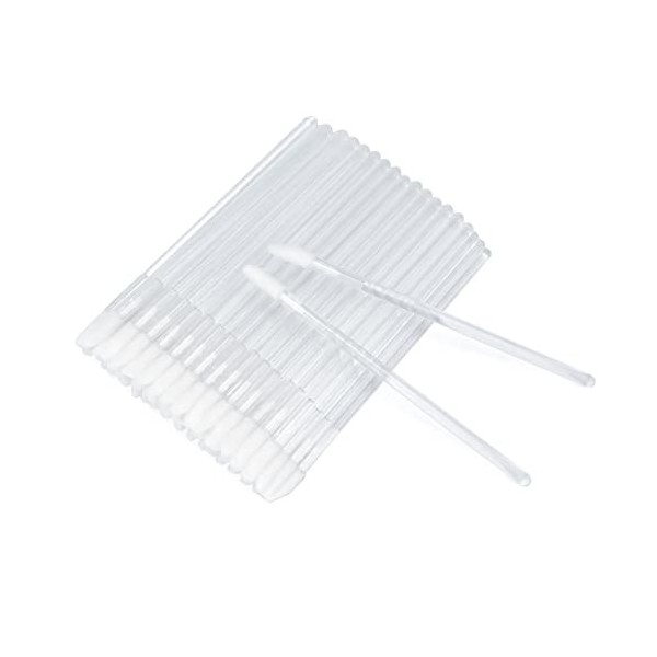 G2PLUS 100PCS Pinceaux Lèvre Jetables Lèvres Pinceaux,Applicateur Batonnet Brosse à Lèvres Jetable Applicateur Levre Lip Brus