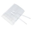 G2PLUS 100PCS Pinceaux Lèvre Jetables Lèvres Pinceaux,Applicateur Batonnet Brosse à Lèvres Jetable Applicateur Levre Lip Brus