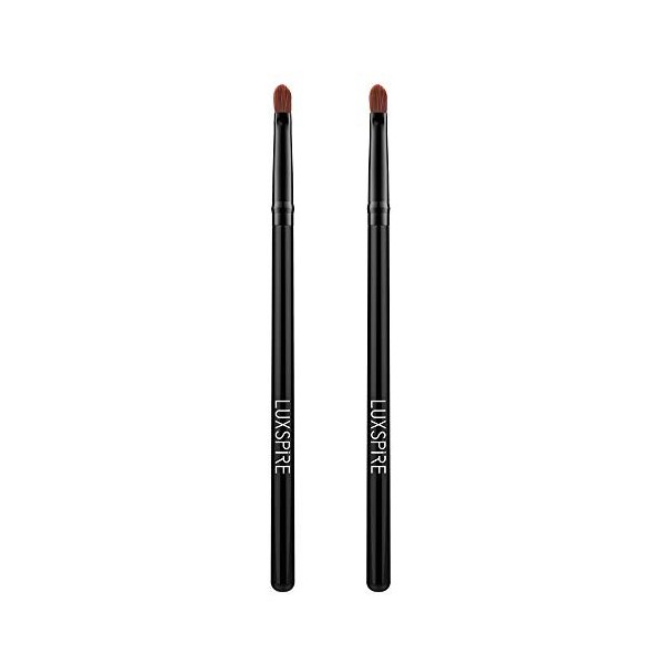 Luxspire Pinceaux à Lèvres Professionnels, [Lot de 2] Rouge à Lèvres Baguettes à Lèvres Gloss Applicateurs Maquillage Lip Lin