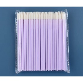 200 Pièces Pinceaux Lèvre Jetables, Pinceau pour Rouge à Lèvres, Brosses à Lèvres Jetables, Applicateurs de Brillant à Lèvres