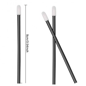 Vesaneae 200 Pièces Pinceaux à Lèvres Jetables, Pinceau pour Rouge à Lèvres, Brosses à Lèvres Jetables, Applicateurs de Brill