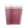 100 PCS Brosse à Lèvres Jetable Applicateur Lip Brush Parfait Outil de Maquillage Kits, les lèvres Lip Gloss baguettes rouge 