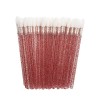 100 PCS Brosse à Lèvres Jetable Applicateur Lip Brush Parfait Outil de Maquillage Kits, les lèvres Lip Gloss baguettes rouge 