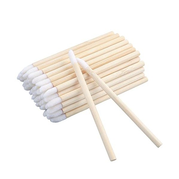 G2PLUS 50PCS Pinceaux Lèvre Jetables Lèvres Pinceaux,Brosse à Lèvres Jetable Applicateur Lèvres Lip Brush Pinceau à Lèvres Ma