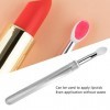 CUEA Lèvres Pinceaux, Brosse à lèvres en Silicone Double Face pour le Nettoyage des Lèvres,Applicateur de rouge à lèvres, Pin