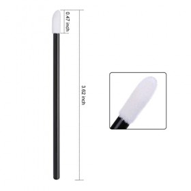 SJBAUTYO 200 Pièces Pinceau à lèvres jetable, Pinceau de Maquillage pour Rouge à lèvres, Brosse à Lèvres Jetable Applicateur,