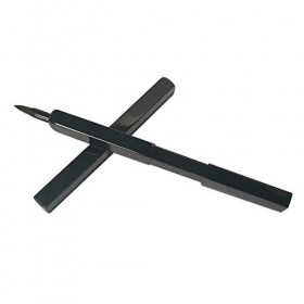 N-K Pinceau à lèvres rétractable, pinceau à lèvres, pinceau à lèvres portable, 1 pièce, noir de qualité supérieure