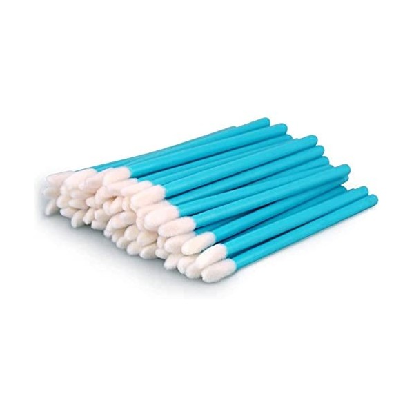 100 pcs Jetables Lèvres Pinceaux,Brosse à lèvres jetable,Pinceaux Jetables Lèvres,Applicateur de rouge à lèvres,Pinceau Lèvre