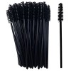 Lot de 50 brosses à cils jetables pour maquillage - Rose