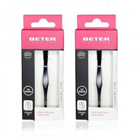 BETER 9997 – Pack de 2 Pince à épiler – Noir