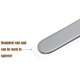 Pince à épiler professionnelle en acier inoxydable pour retirer les points noirs, les comédons et lacné
