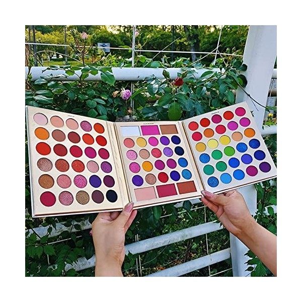 Palette de Maquillage pour Fards à Paupières, 86 Couleurs de Fards à Paupières Mats et Scintillants pour Maquilleurs et Début