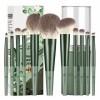 Pinceaux Maquillages HEYMKGO 11Pcs Set Pinceau Maquillage Synthétique de Gamme Pour Fond de Teint Mélange Poudre Pour Le Visa