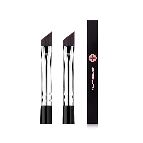 EIGSHOW Pinceau Eyeliner à angle fin - Pinceau de maquillage PRO Precision Gel Eye Liner - Angle plat incliné ultra fin - Qua