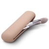 FERYES Trousse de voyage en silicone tendance et portable pour pinceaux de maquillage douce et élégante Kaki