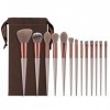 SJBAUTYO 14 Pièces Pinceaux Maquillages Professionnel Set,kit pinceaux maquillages, de Pinceaux Maquillage Cosmétique Pinceau