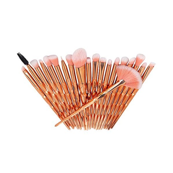 Pinceaux de maquillage, ensemble de pinceaux 20pcs Nincee pour mélange de fond de teint poudre correcteur de blush surligneur