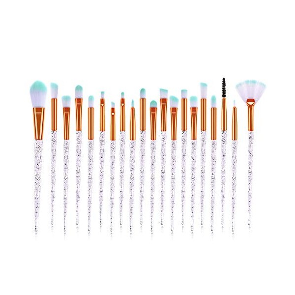 Pinceaux de maquillage, ensemble de pinceaux 20pcs Nincee pour mélange de fond de teint poudre correcteur de blush surligneur