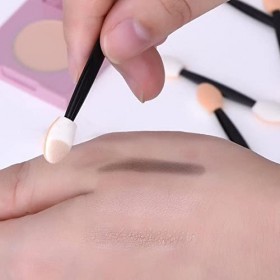 50pcs applicateur fard paupiere Pinceau paupières jetable Fard Paupières Outils Maquillage éponge pointe Application Maquilla
