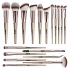 Pinceaux Maquillages 18 Pcs Set Pinceaux Maquillages Professionnel Kit Pinceau Maquillage Synthétiques Haut De Gamme pour fon