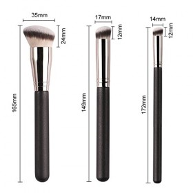 Pinceau&nbsp;Anti&nbsp;Cernes&nbsp;Yeux,&nbsp;Pinceau&nbsp;Fond&nbsp;de&nbsp;Teint,&nbsp;3&nbsp;Pièces&nbsp;Pinceaux&nbsp;Maquillages,&nbsp;Pinceau&nbsp;Correcteur,&nbsp;Kit&nbsp;Pinceaux&nbsp;Maquillages,