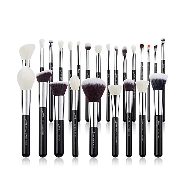 Jessup 25pcs Set de pinceaux maquillages professionnels pour fond de teint poudre correcteur fard à paupières mélange fard à 