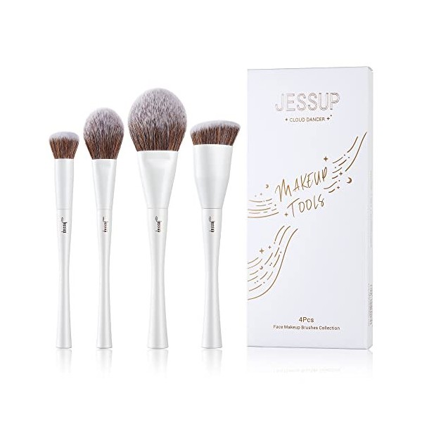 Jessup Pinceaux Maquillage 14pcs Set Pinceaux Maquillages Fond de Teint Poudre,Correcteur,Fard à Joues,Ombre à Paupières,Épon...