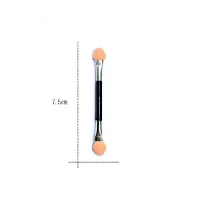 Fangfeen 10PCS Brosses Portables Ombre à Paupières Ongles Miroir Pinceau Poudre Applicateur Fard à paupières éponge Deux culo