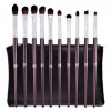 ENERGY Pinceaux dombre à paupières Pinceaux pour le maquillage des yeux 10pcs Maquillage professionnel Sourcils Pinceau eye-