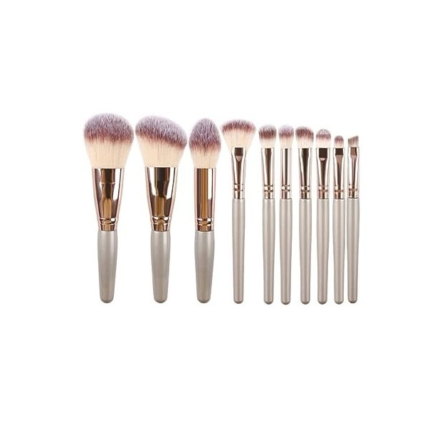 Ensembles de pinceaux de maquillage 10pcs Mini Poudre Fard À Paupières Fondation Blush Blender Correcteur Fille Beauté Profes