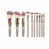 Ensembles de pinceaux de maquillage 10pcs Mini Poudre Fard À Paupières Fondation Blush Blender Correcteur Fille Beauté Profes