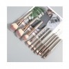 Ensembles de pinceaux de maquillage 10pcs Set pinceau de maquillage doux poignée robuste outils de maquillage pinceaux de maq