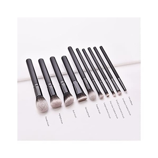 GAGALU 10 pcs Nouveau maquillage Brosses Set Ombre Shadow Foundation Poudre Poudre Poudre Eyelas Tyelash Maquillage Maquillag