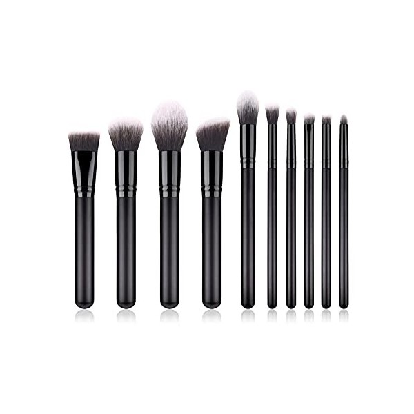 GAGALU 10 pcs Nouveau maquillage Brosses Set Ombre Shadow Foundation Poudre Poudre Poudre Eyelas Tyelash Maquillage Maquillag