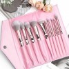 CXDTBH 10pcs Pro Maquillage Brosses Rose Set Soux Shadow Brockets avec des outils de maquillage de maquillage du visage de ca