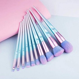 TJLSS 10pcs maquillage pinceaux Set Eye-liner Shadow Shadow Blush Brush Cosmétic Maquillage Outils