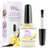 Huile Cuticules Ongles des Mains et des Pieds 12ml Professionnelle - Huile Hydratante et Régénérante pour les Cuticules des M