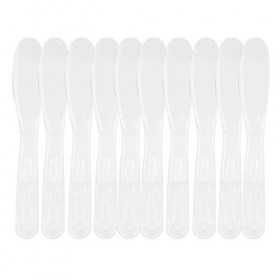10pcs Spatules de Masque Facial de Maquillage Spatules de Masque Facial en Plastique pour Cuillère de Mélange de Maquillage B