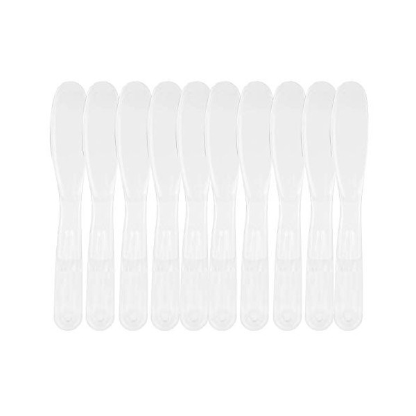 10pcs Spatules de Masque Facial de Maquillage Spatules de Masque Facial en Plastique pour Cuillère de Mélange de Maquillage B