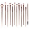 12pcs Pinceau Estompeur Yeux Pinceaux de Maquillage pour les Yeux Professionnels pour Ombre à Paupières, Pinceau Eyeliner, Pi