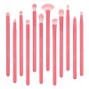 Lot de 15 pinceaux de maquillage professionnels en synthétique de qualité supérieure pour fond de teint, poudre, surligneur, 